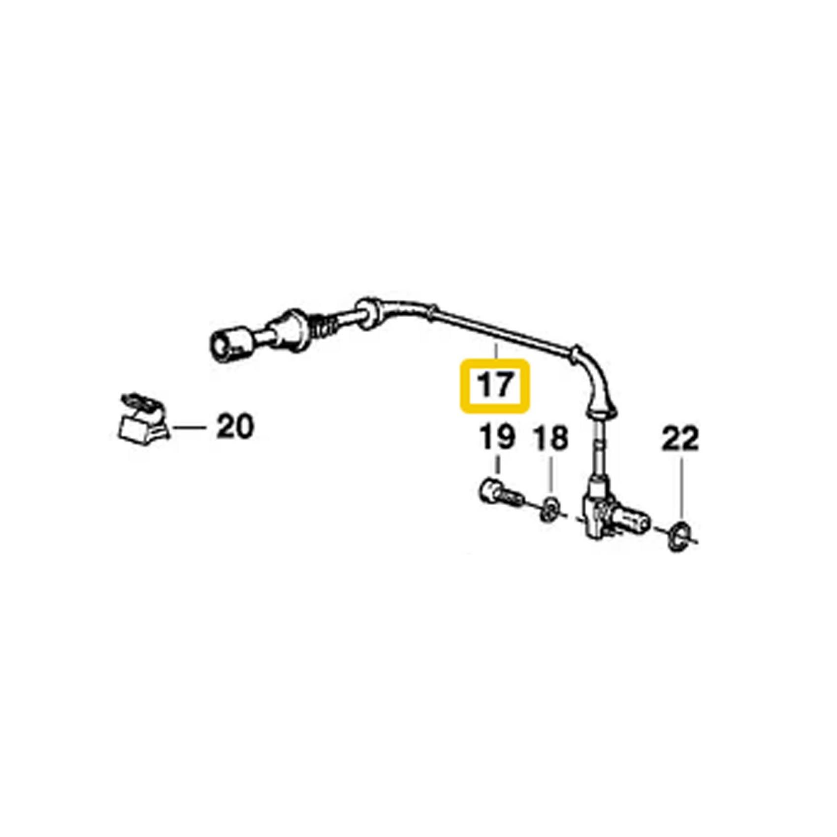 BMW ABS Wheel Speed Sensor - Rear 34521154045